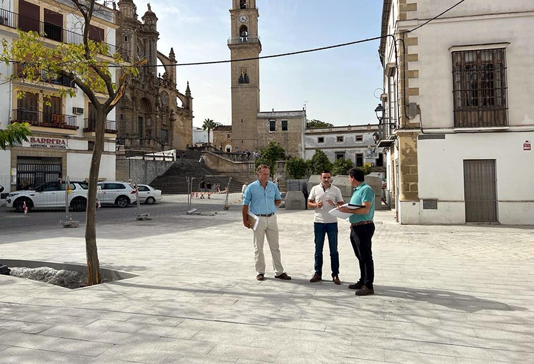 Las obras de la Plaza del Arroyo se encuentran al 70% de su ejecución