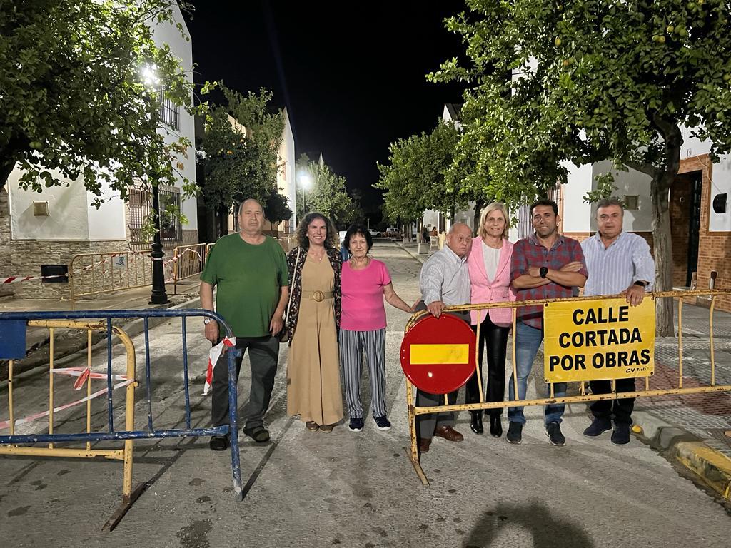El PP llama al PSOE a parar las obras de la calle Andalucía en Nueva Jarilla porque empeoran la accesibilidad