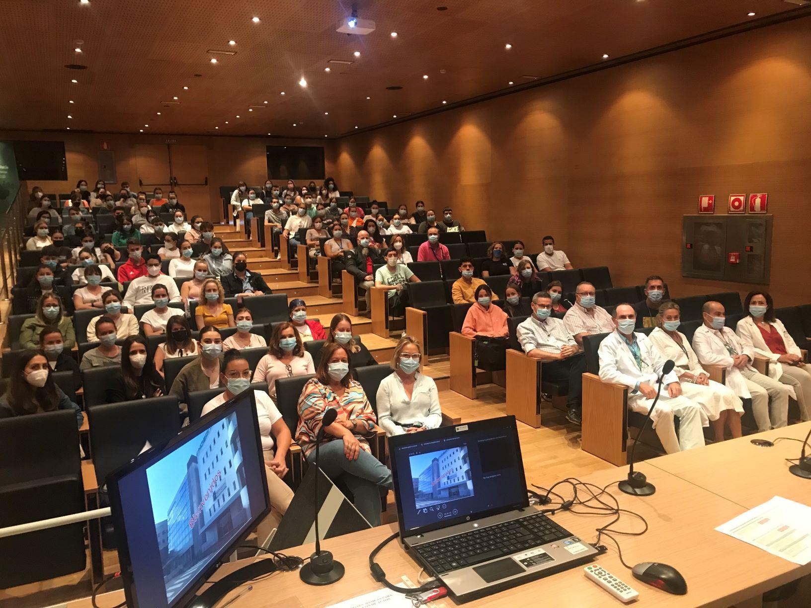 El Área Sanitaria de Jerez da la bienvenida a los alumnos de formación profesional en prácticas