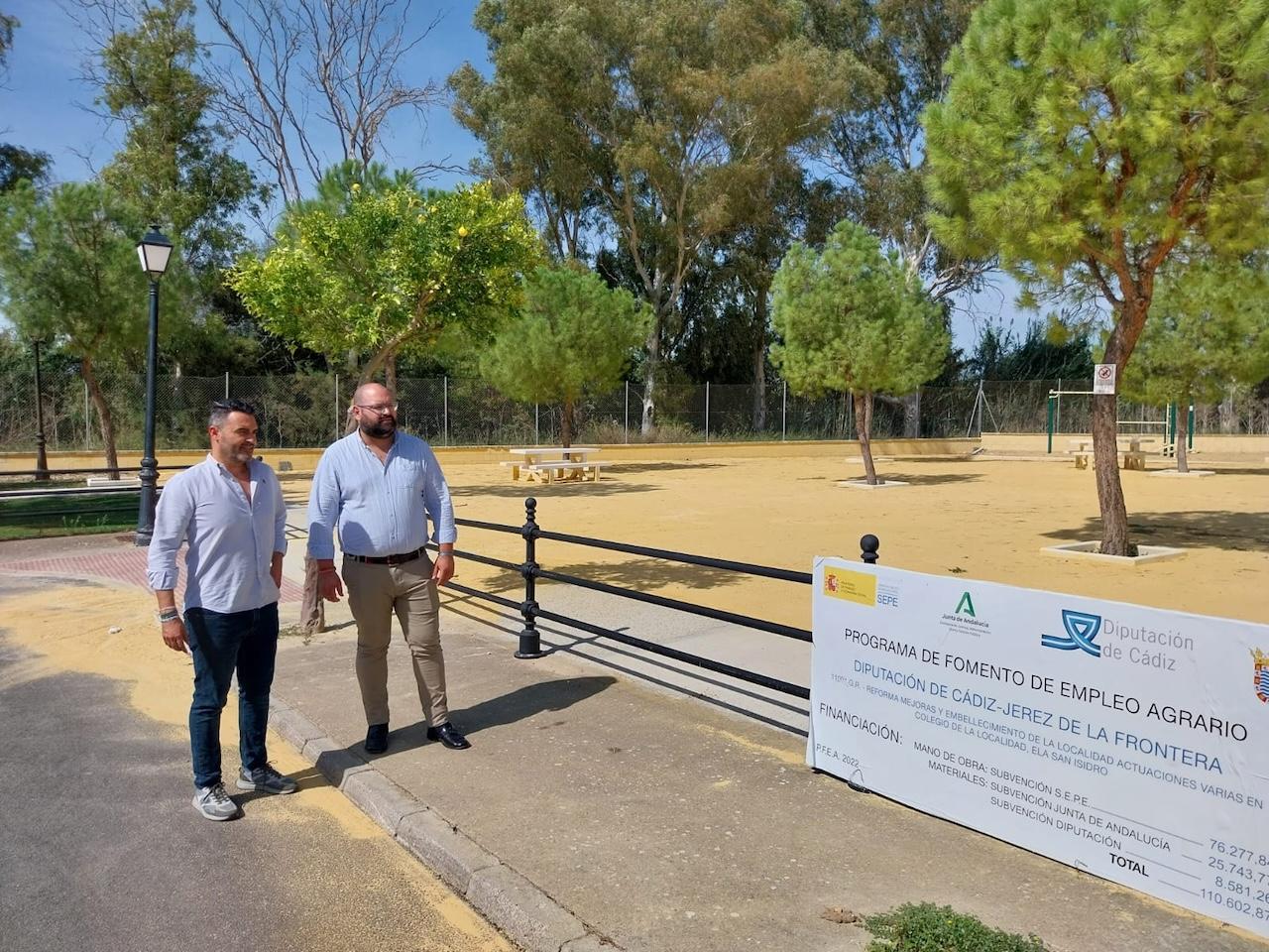 Las obras del PFEA en La Barca y San Isidro, que suman una inversión cercana a los 236.000 euros, encaran su recta final