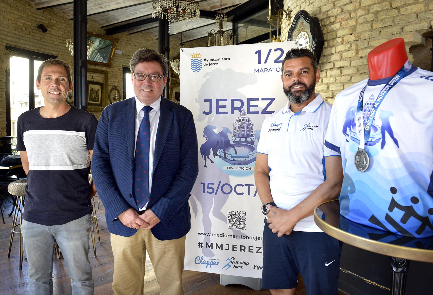 La XXVII Media Maratón entregará una medalla 'finisher' que reproduce los monumentos más emblemáticos de Jerez