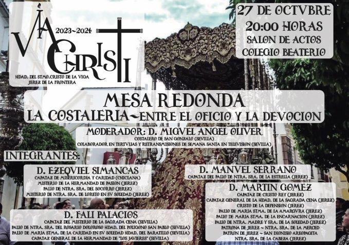 Vuelve el ciclo formativo 'Vía Christi', de la Hermandad de la Viga