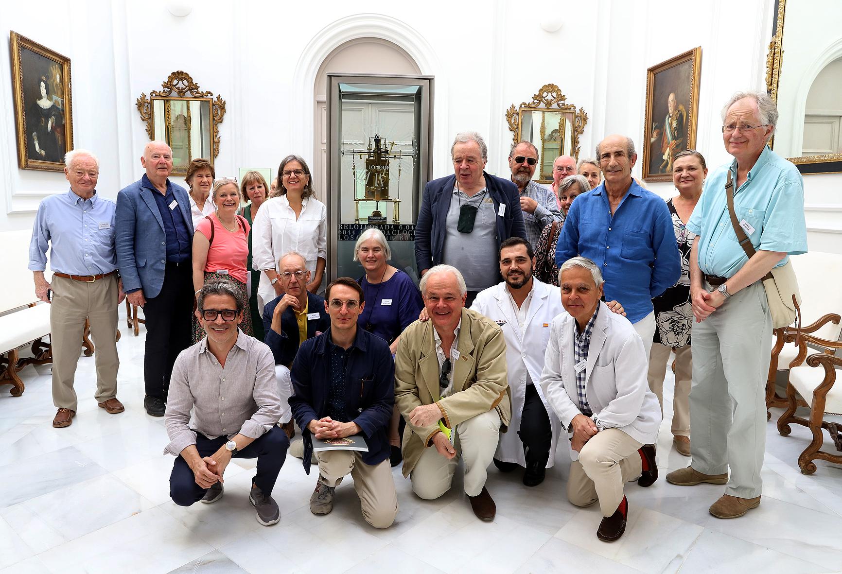 Expertos en artes decorativas de Reino Unido visitan el Palacio del Tiempo de Jerez