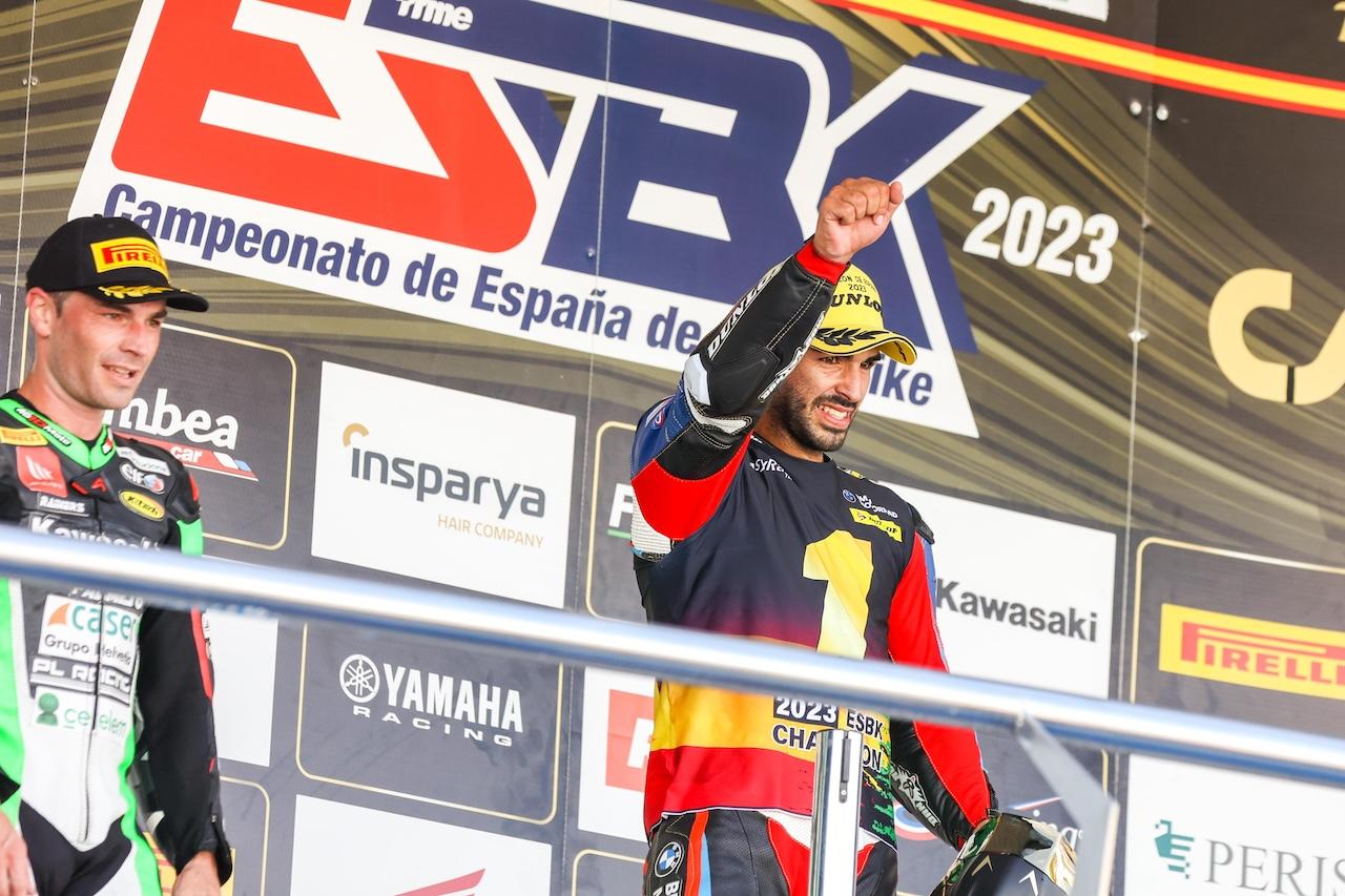 Ivo Lopes, ya coronado campeón, logra una nueva victoria en la clase de Superbike