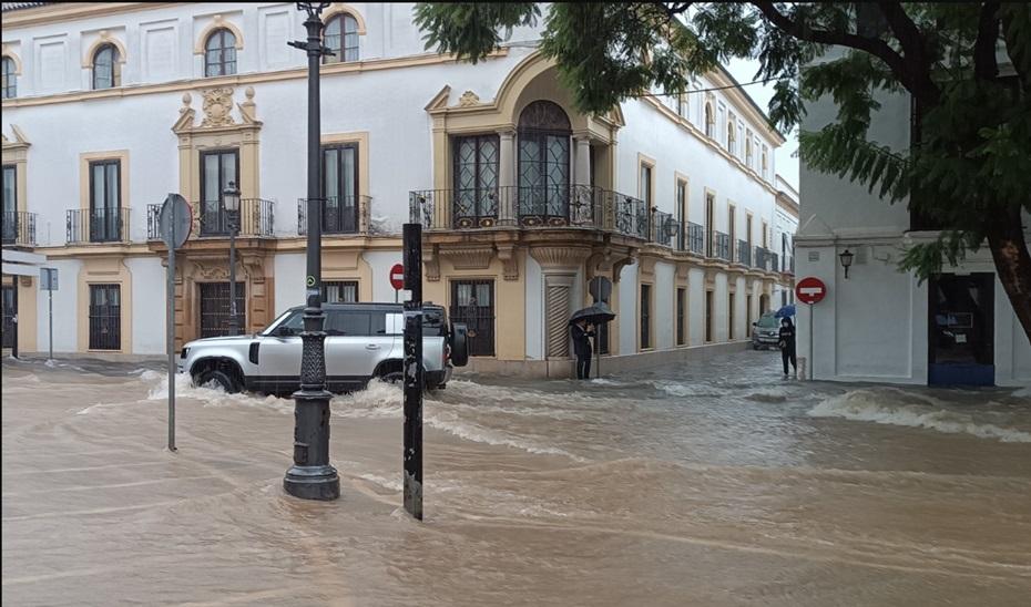 El temporal causa 1.343 incidencias en Andalucía, más de 300 entre Jerez y el resto de la provincia