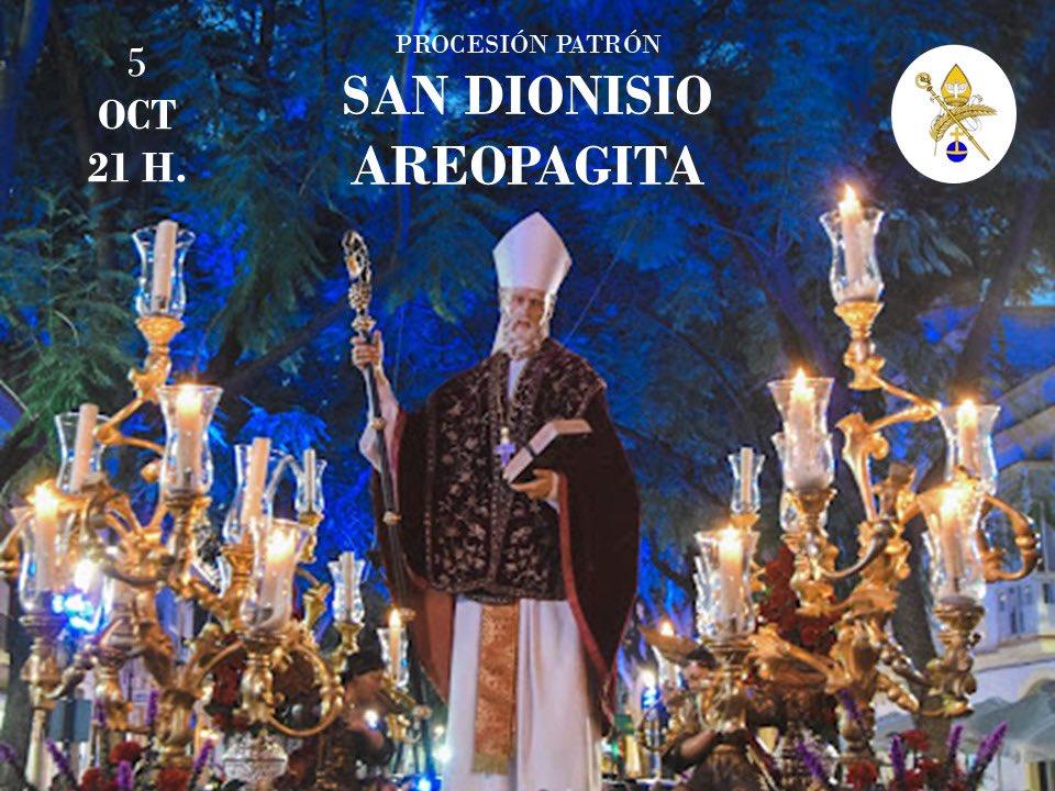 El sábado procesiona San Dionisio Areopagita