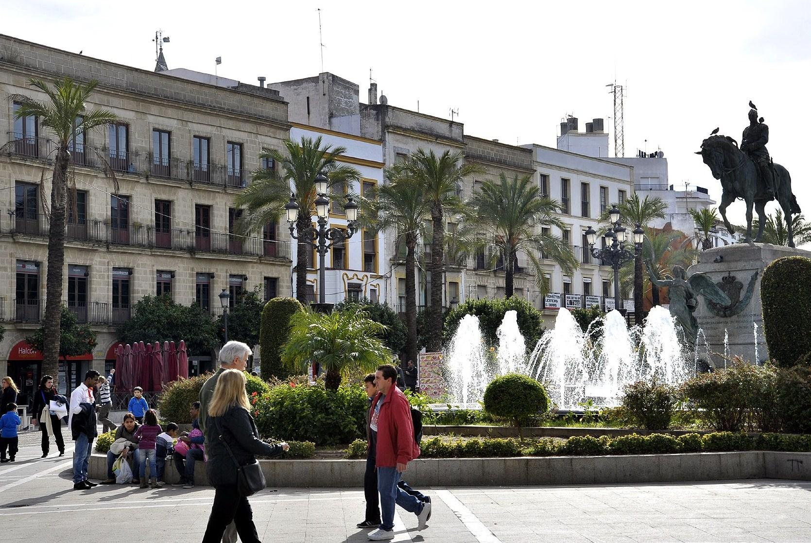 La fuente de la Plaza del Arenal de Jerez experimentará una reforma