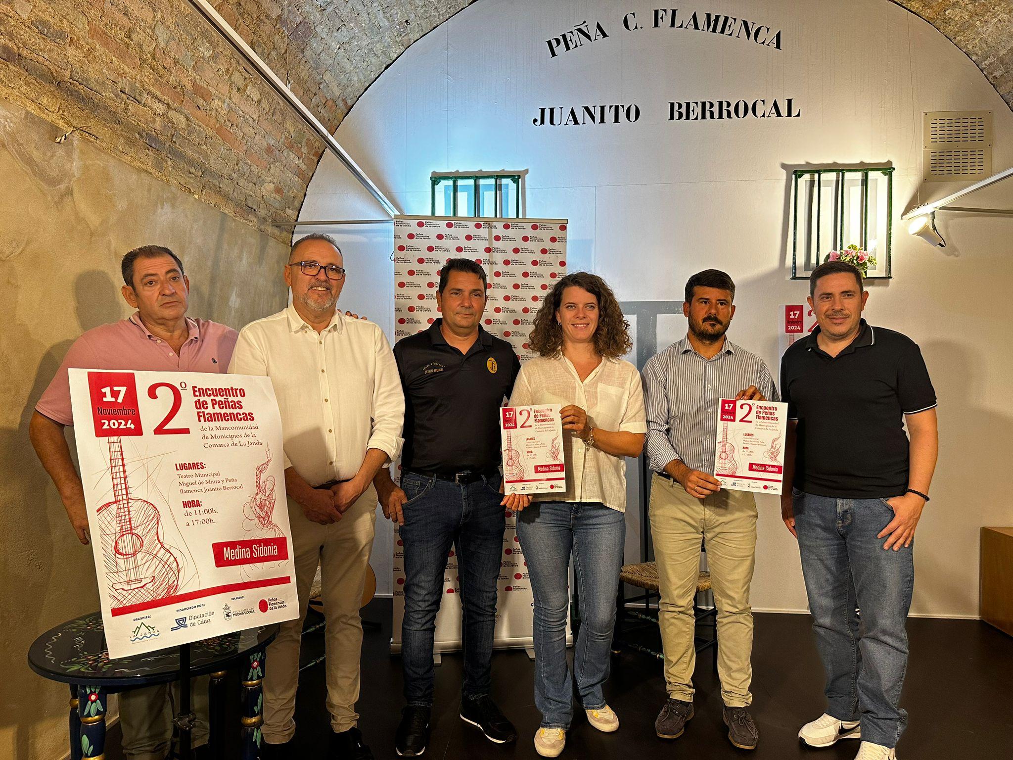 Presentado el II encuentro de peñas flamencas de la Comarca de la Janda en Medina-Sidonia