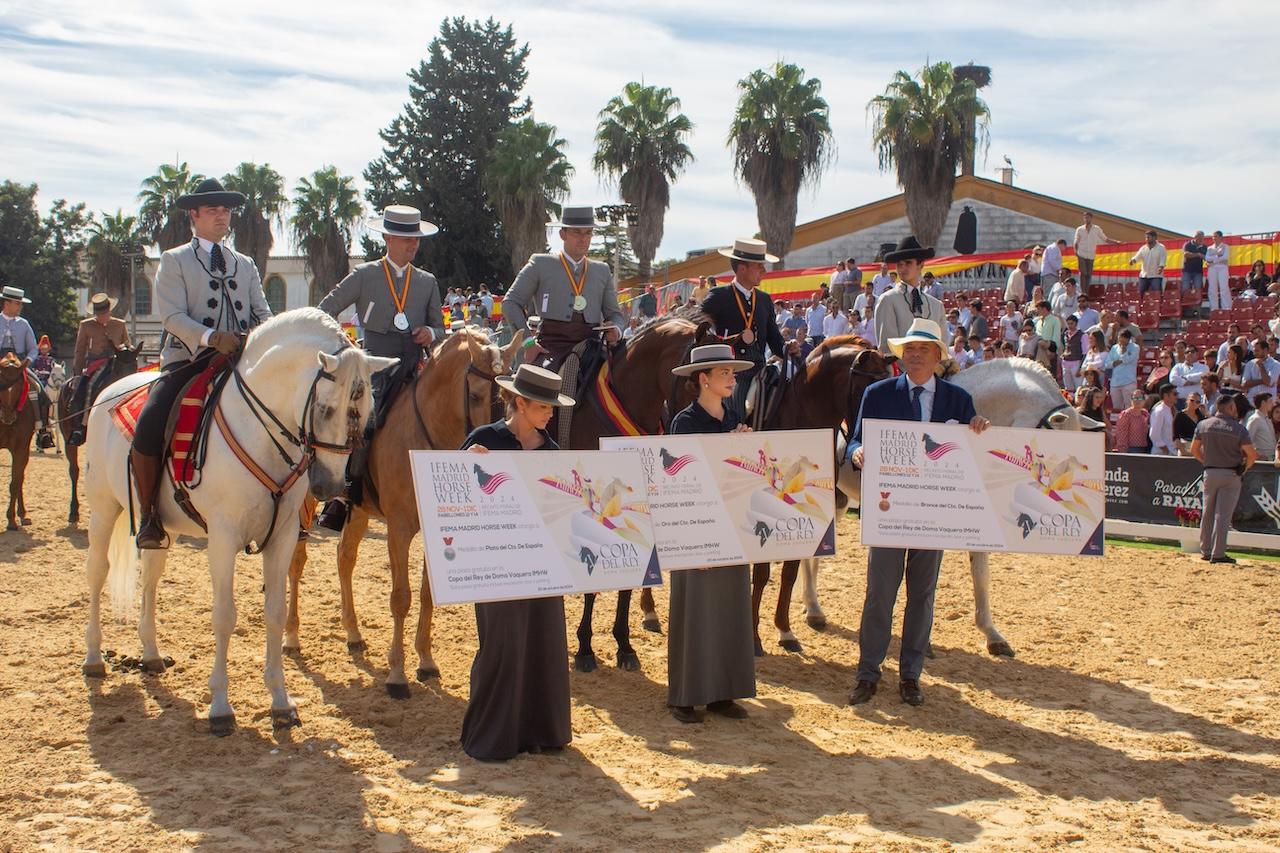 Culmina el LIII Campeonato de España de Doma Vaquera en la Real Escuela Andaluza de Arte Ecuestre, en Jerez