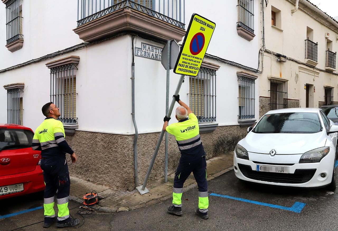 Regulación de aparcamientos para el día de la Magna