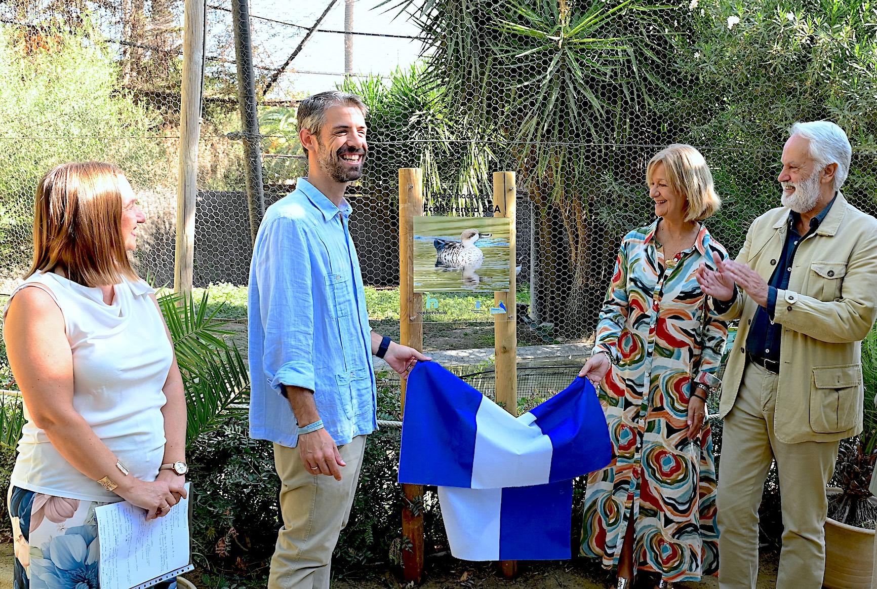 Ecoherencia apadrina a las cercetas pardillas del Zoobotánico de Jerez