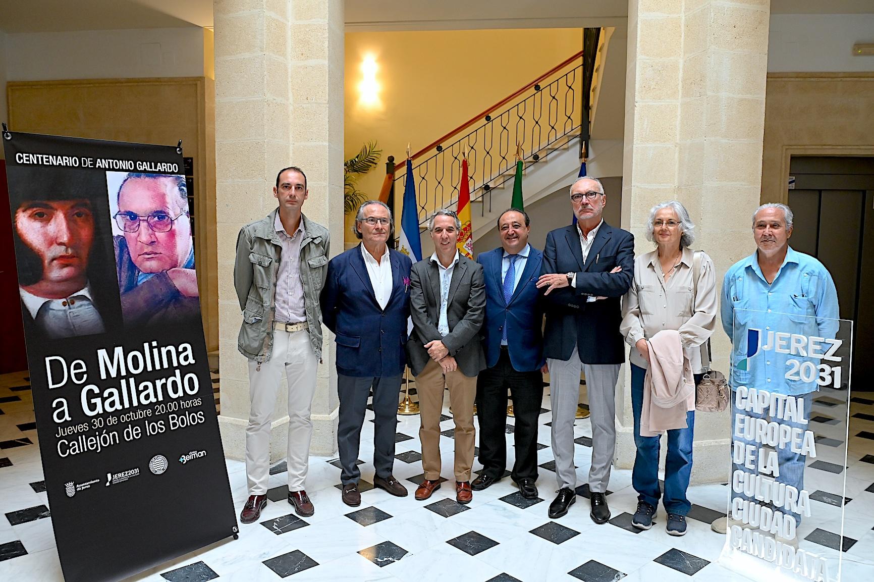 'De Molina a Gallardo', el homenaje de la Cátedra de Flamencología de Jerez y Ayuntamiento al gran Antonio Gallardo 