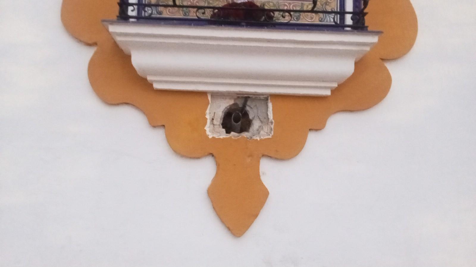 Atentado contra el limosnero del Señor de las Misericordias