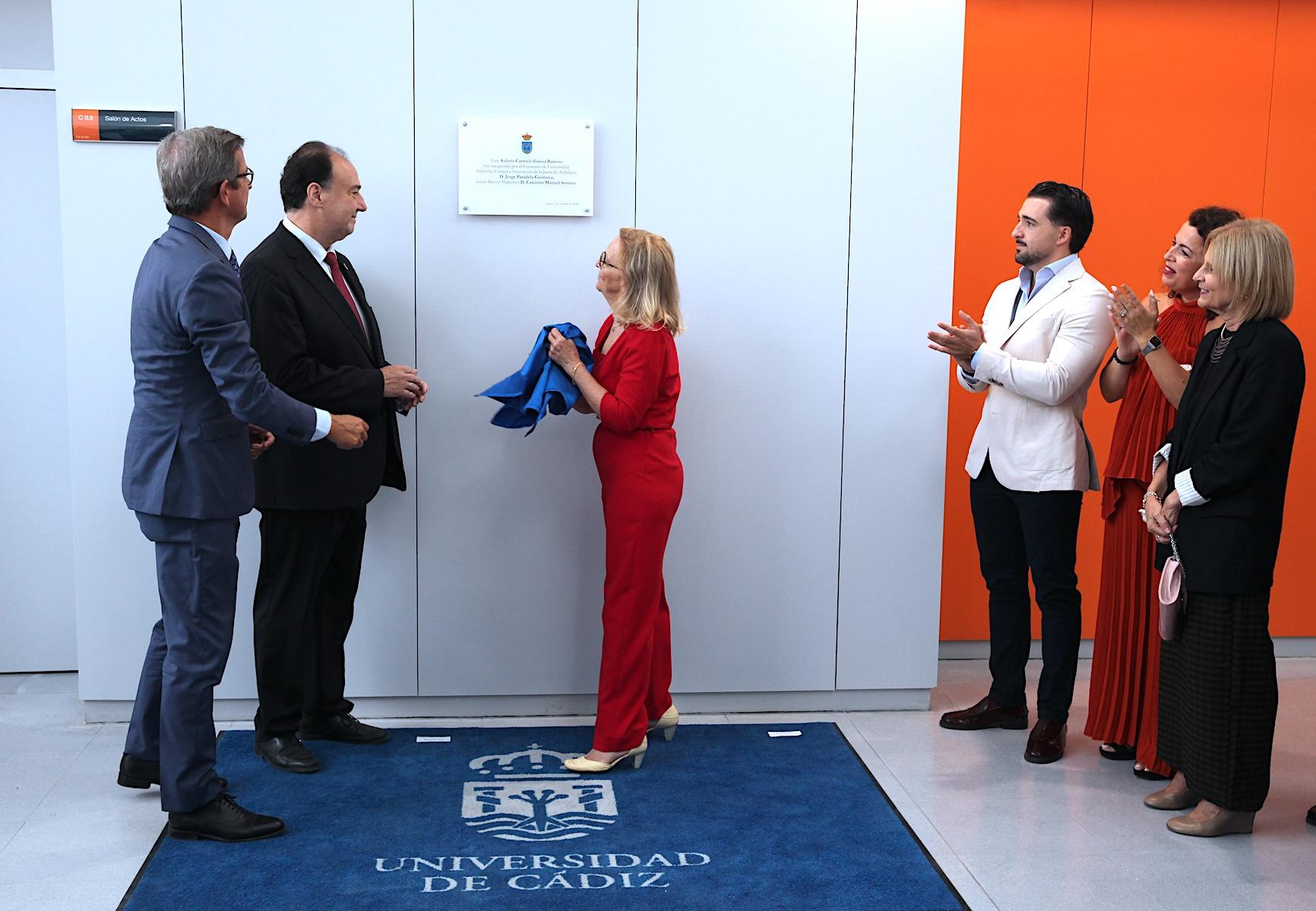 La Universidad de Cádiz inaugura en el Campus de Jerez el nuevo aulario Carmelo García Barroso