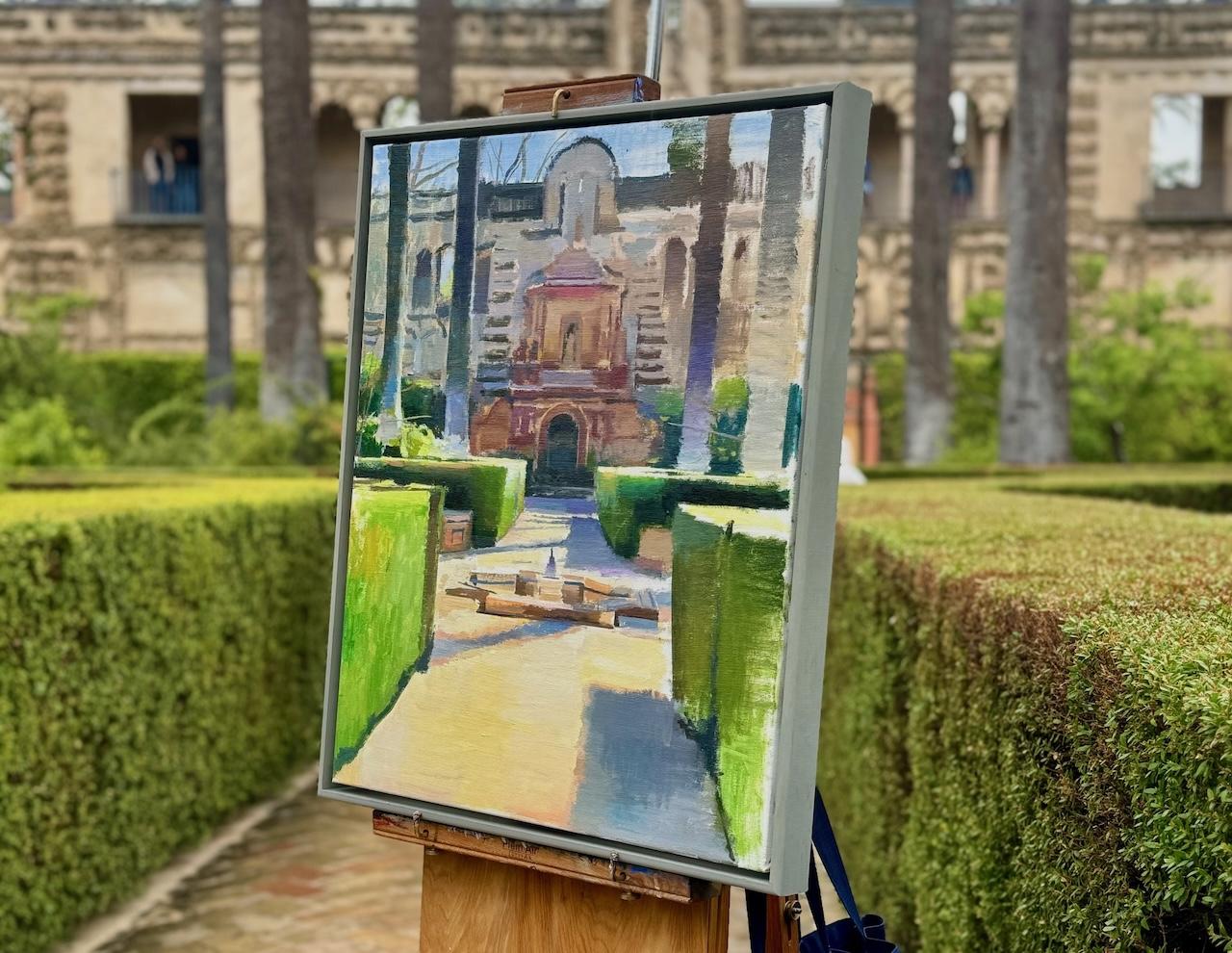 La Cartuja de Jerez acoge un retiro de pintura dirigido por el artista sevillano Daniel Franca