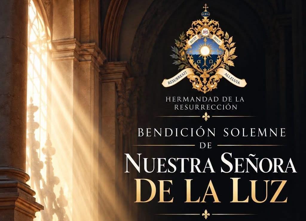 El 9 de octubre, bendición de la nueva Virgen de la Luz
