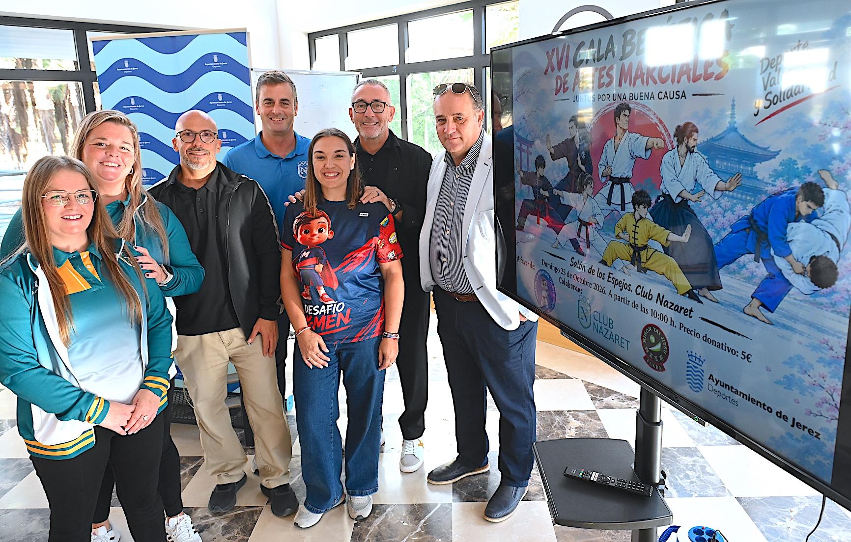 La XVI Gala Benéfica de Artes Marciales del Club Nazaret de Jerez recaudará fondos para La Aventura de XMen