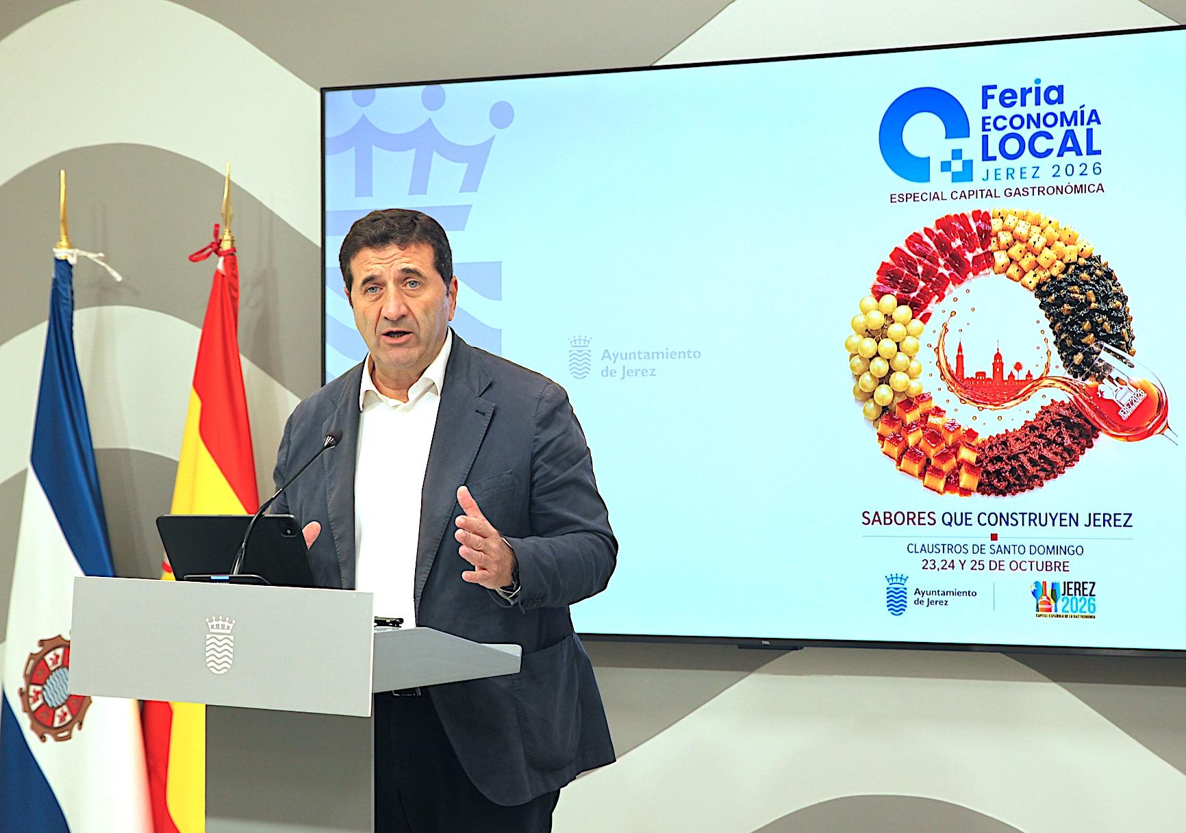 La Feria de la Economía Local reivindicará "la capacidad de innovación y emprendimiento de Jerez también desde el sector gastronómico"