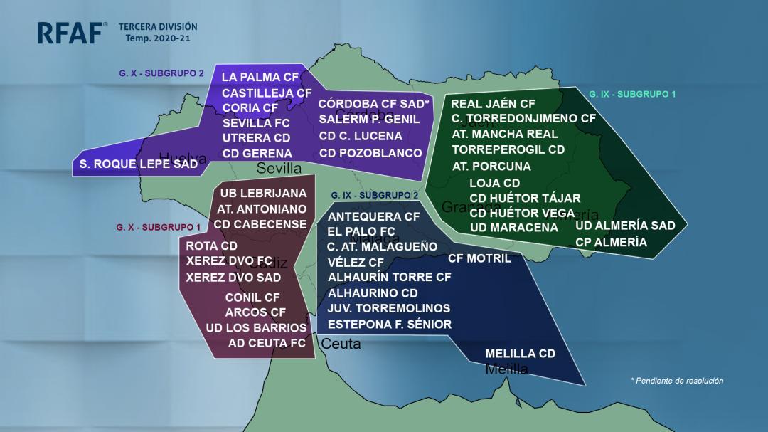 El Xerez Deportivo FC ya conoce sus primeros nueve rivales del ‘subgrupo 1’ del Grupo X de Tercera