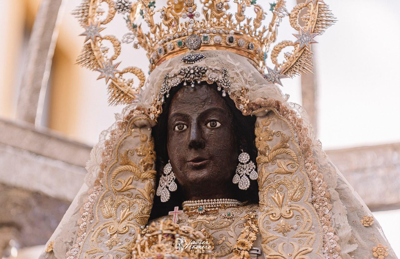 Así salió a la calle la Virgen de la Merced, Patrona de Jerez