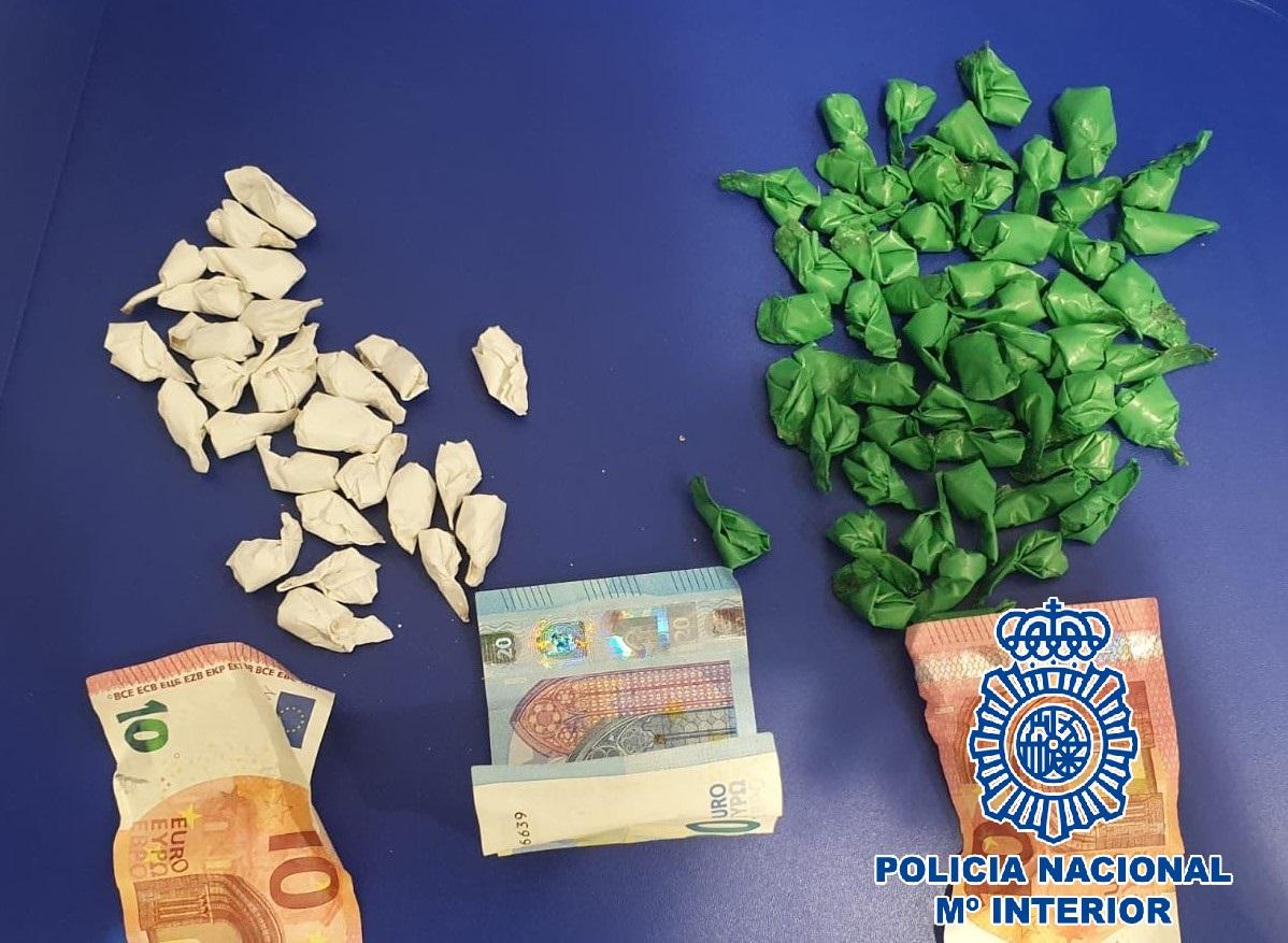La Policía Nacional ha intensificado durante el verano la lucha contra el trafico de drogas en San Telmo Viejo