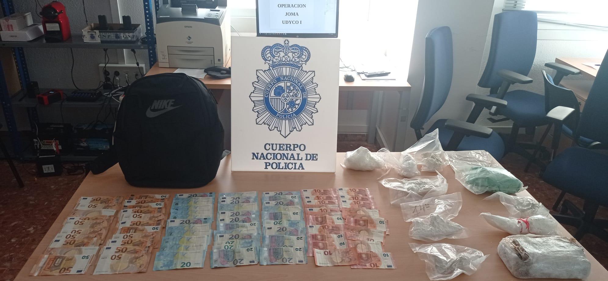 La Policía detiene a dos traficantes con tres kilos de cocaína en Jerez