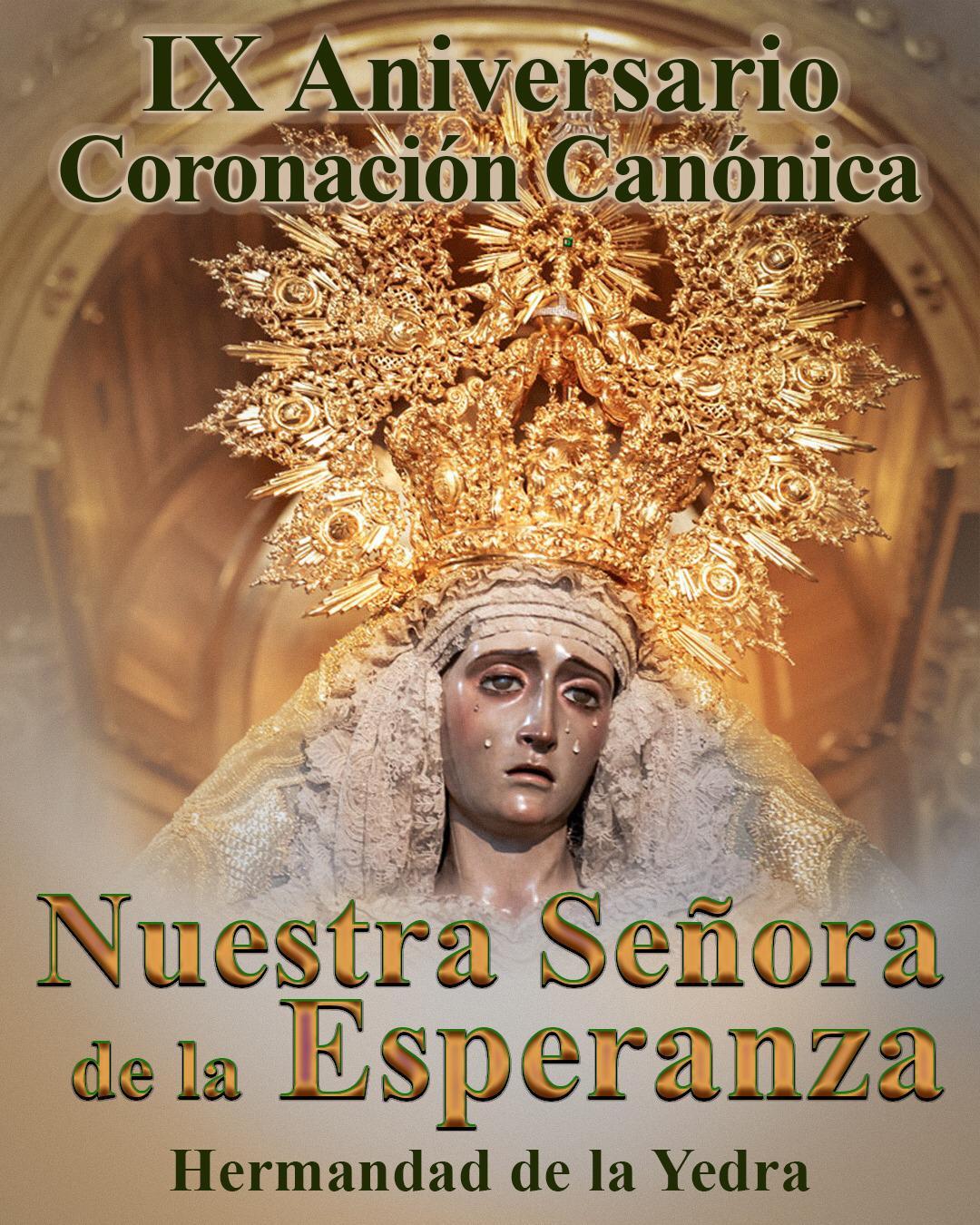 Nueve años de la Coronación Canónica de la Virgen de la Esperanza