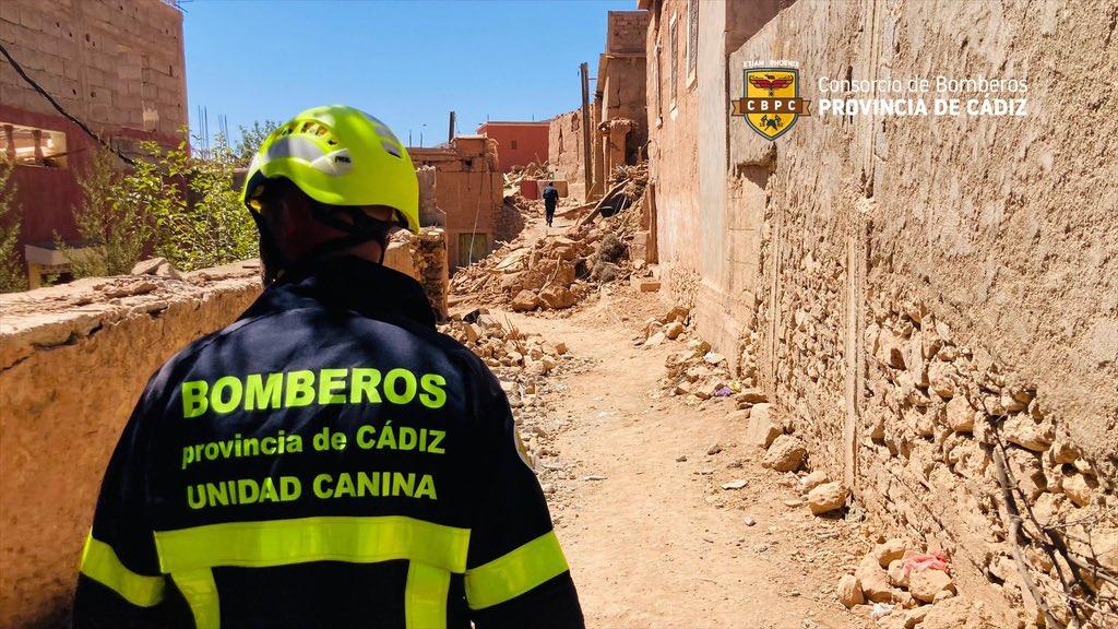 Bomberos del CBPC regresan de Marruecos sin haber conseguido rescatar a supervivientes del terremoto
