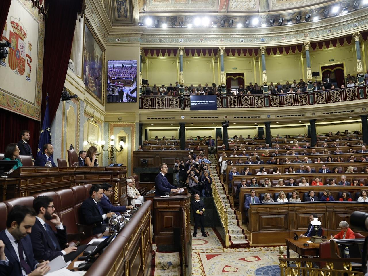 El Congreso vuelve a rechazar la investidura de Feijóo como presidente del Gobierno