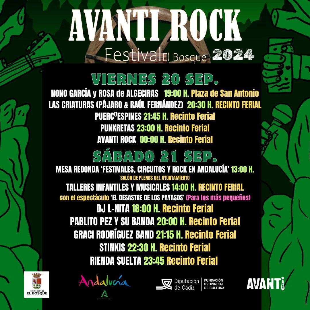 El Festival Avanti Rock 2024 regresa para celebrar la profunda conexión de El Bosque con la música