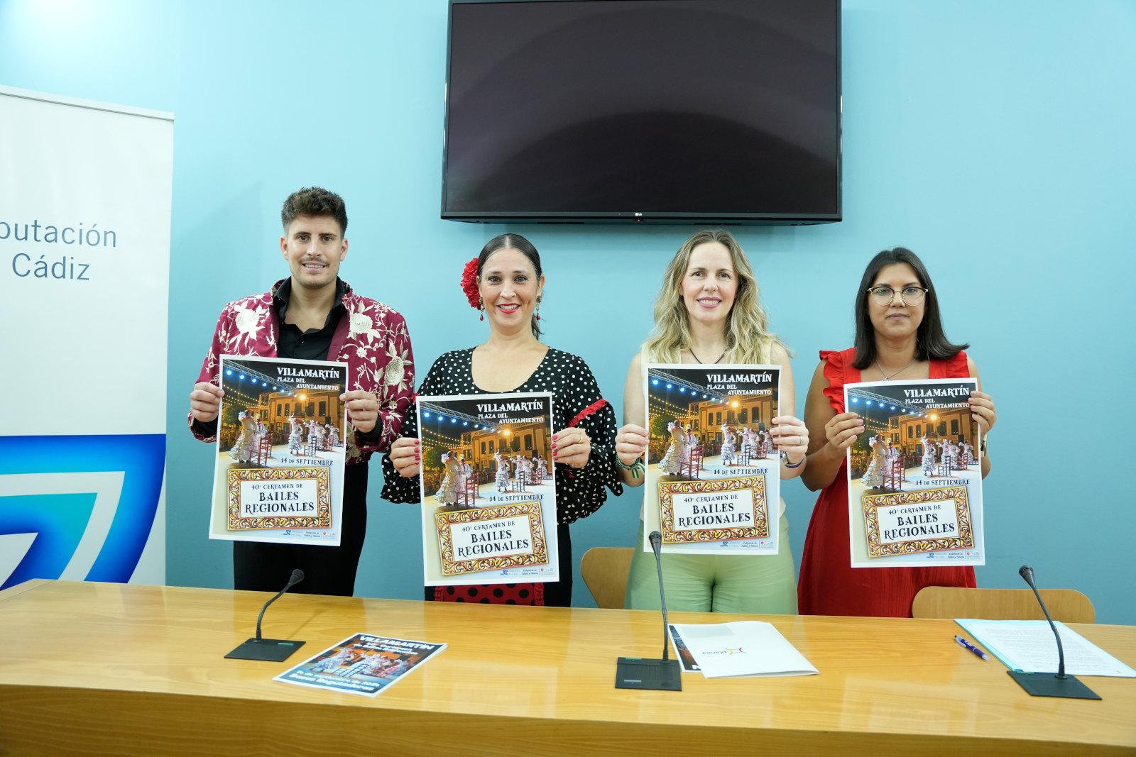 El Certamen de Bailes Regionales de Villamartín cumple 40 años apostando por el flamenco y los tanguillos de Cádiz