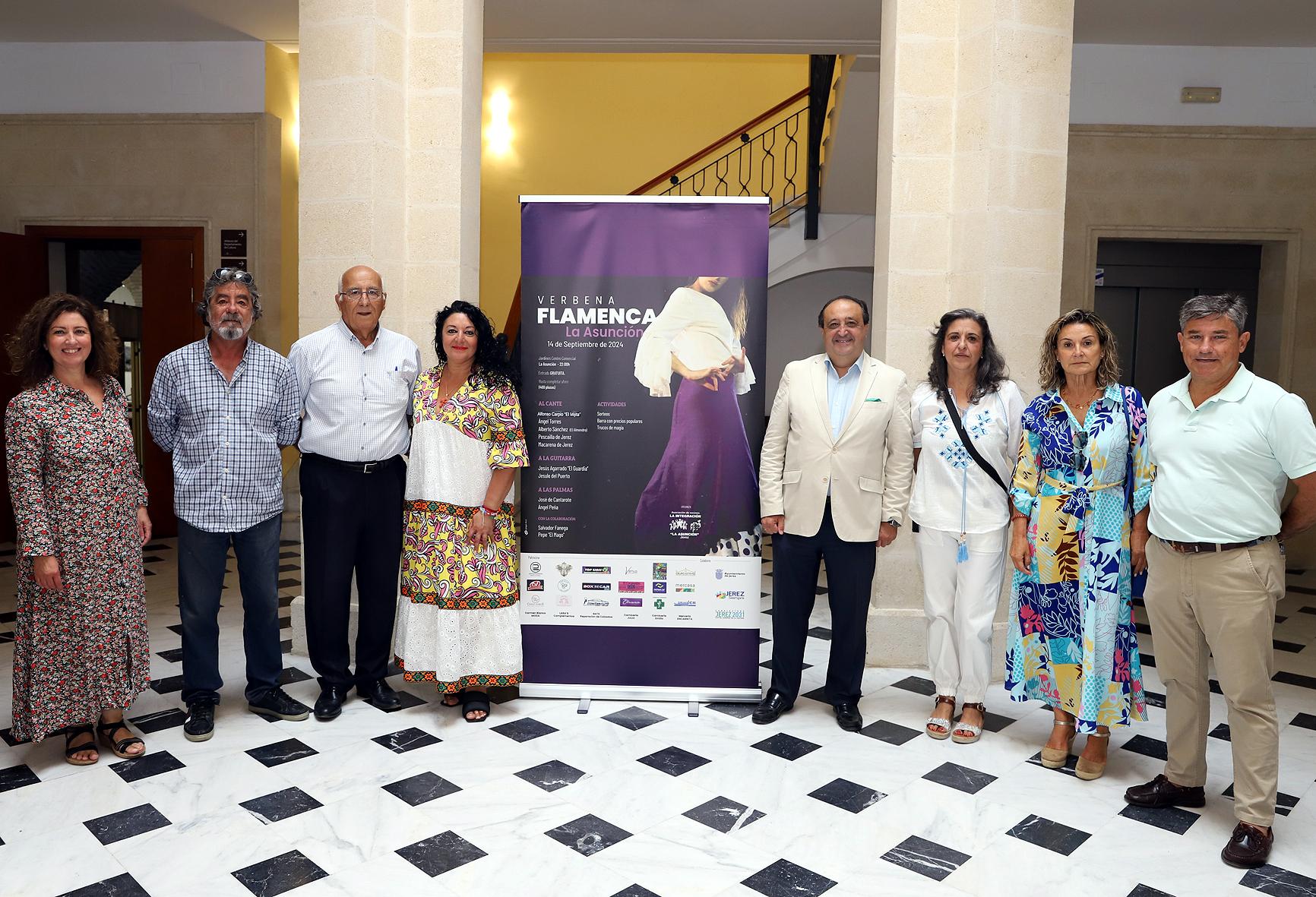 El sábado 14 de septiembre, Verbena Flamenca de La Asunción en Jerez