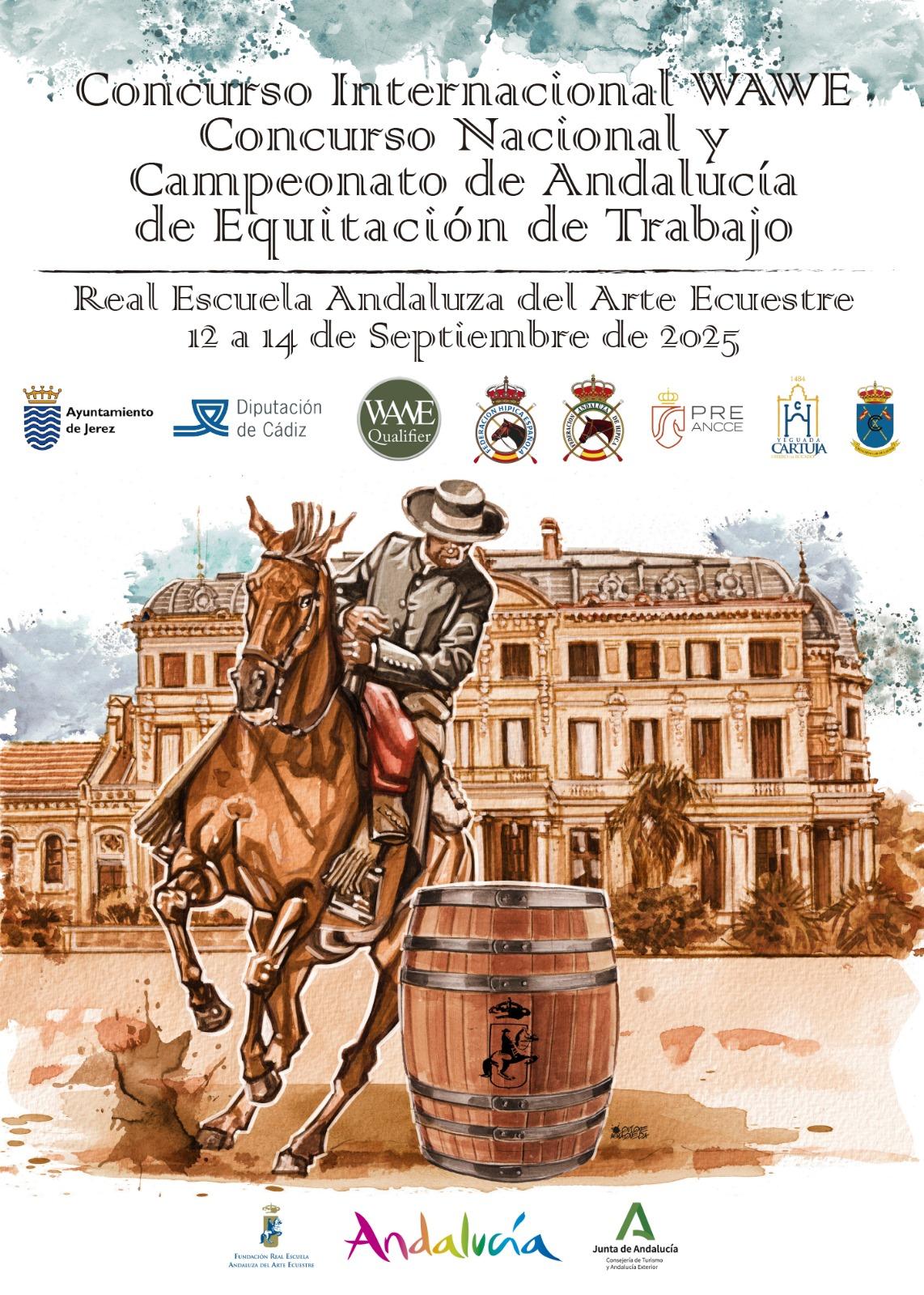 La Real Escuela Andaluza del Arte Ecuestre de Jerez celebra el Concurso Internacional de Equitación de Trabajo