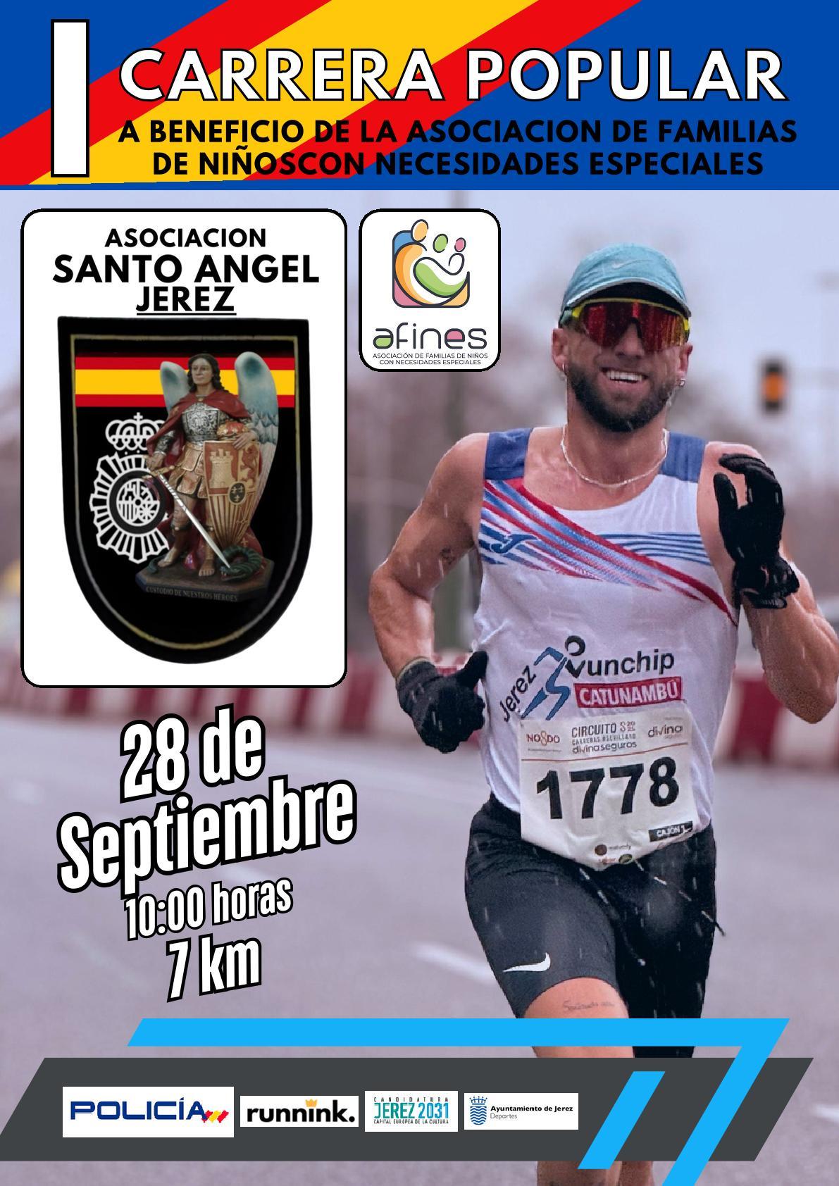 La Carrera Popular Santo Ángel de la Policía Nacional a beneficio de Afines espera más de 600 participantes