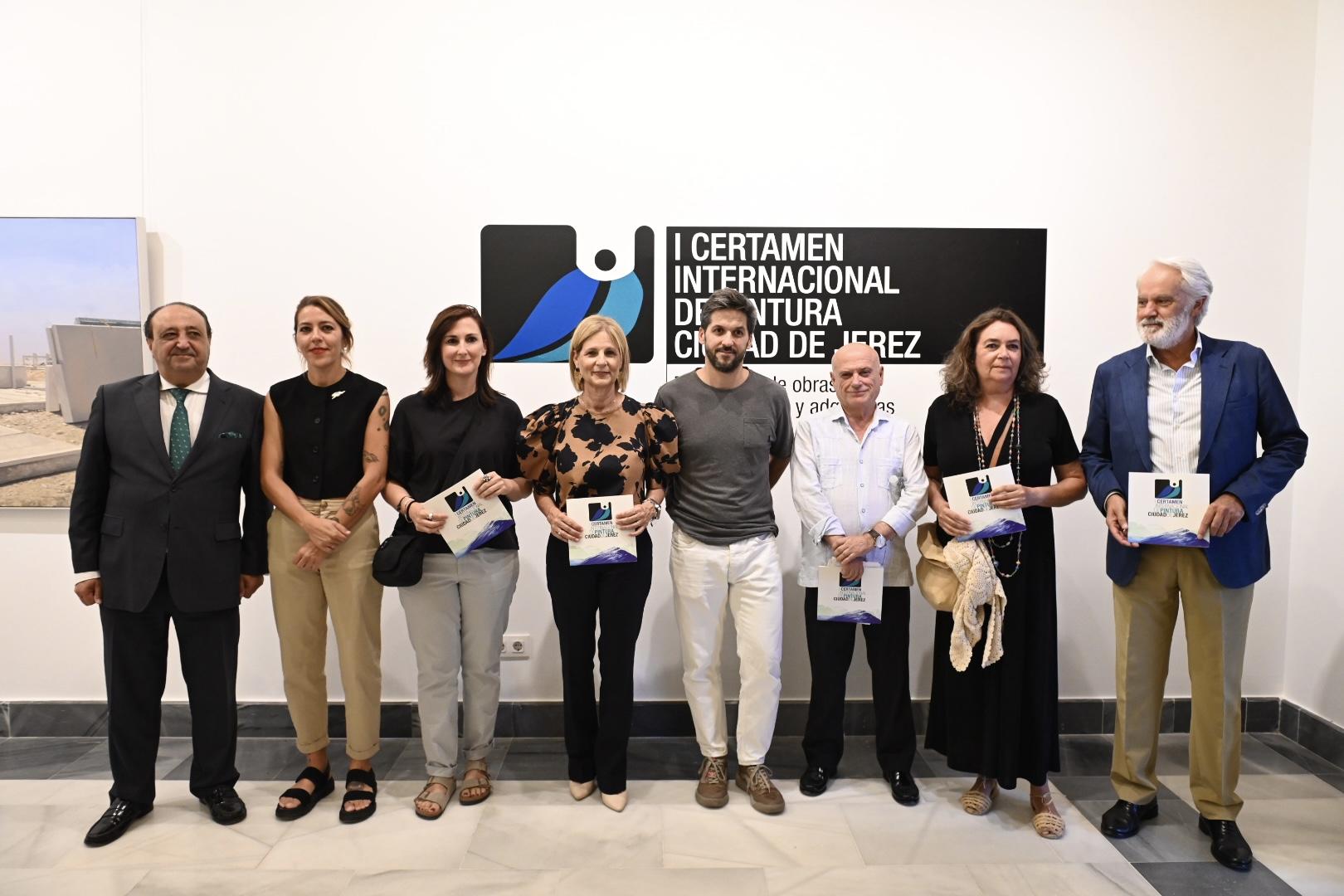 Inaugurada la exposición del I Certamen Internacional de Pintura Ciudad de Jerez