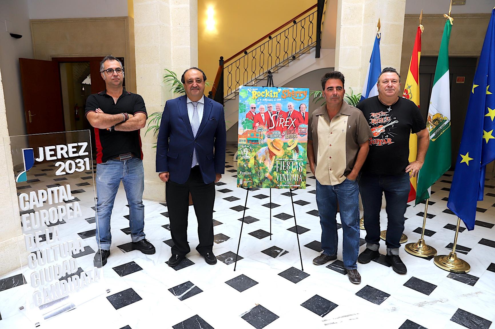 El Festival Rockin' Sherry 2025 tendrá a Los Sírex como cabeza de cartel