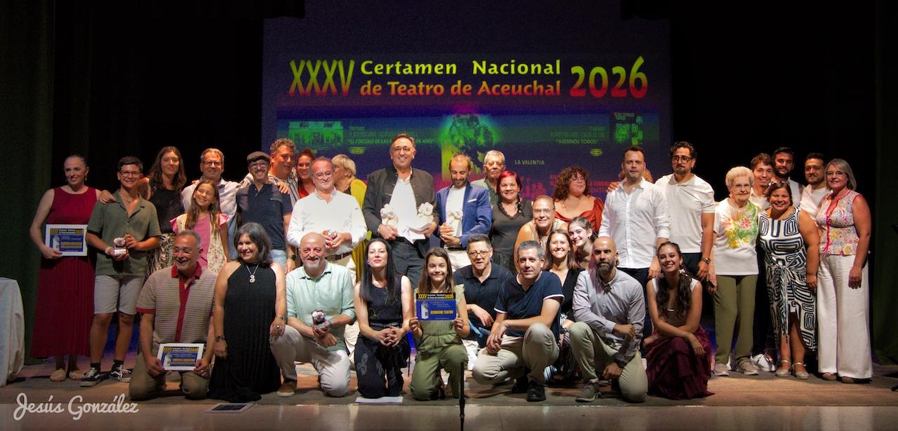 Grupo Teatro Jerez trae dos nominaciones nacionales de Aceuchal y anuncia una clase abierta gratuita