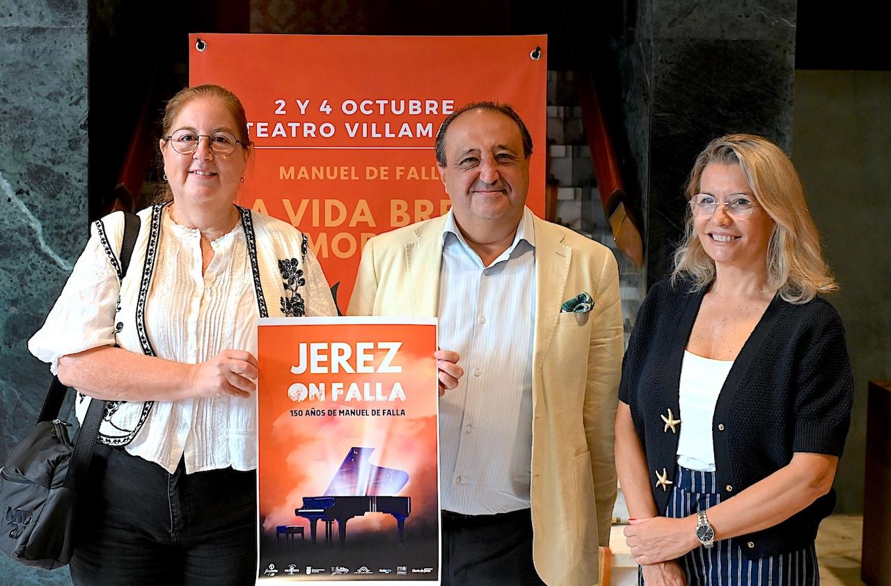'Jerez on Falla' celebra el 150 aniversario del músico gaditano en los Museos de La Atalaya del 25 al 27 de septiembre