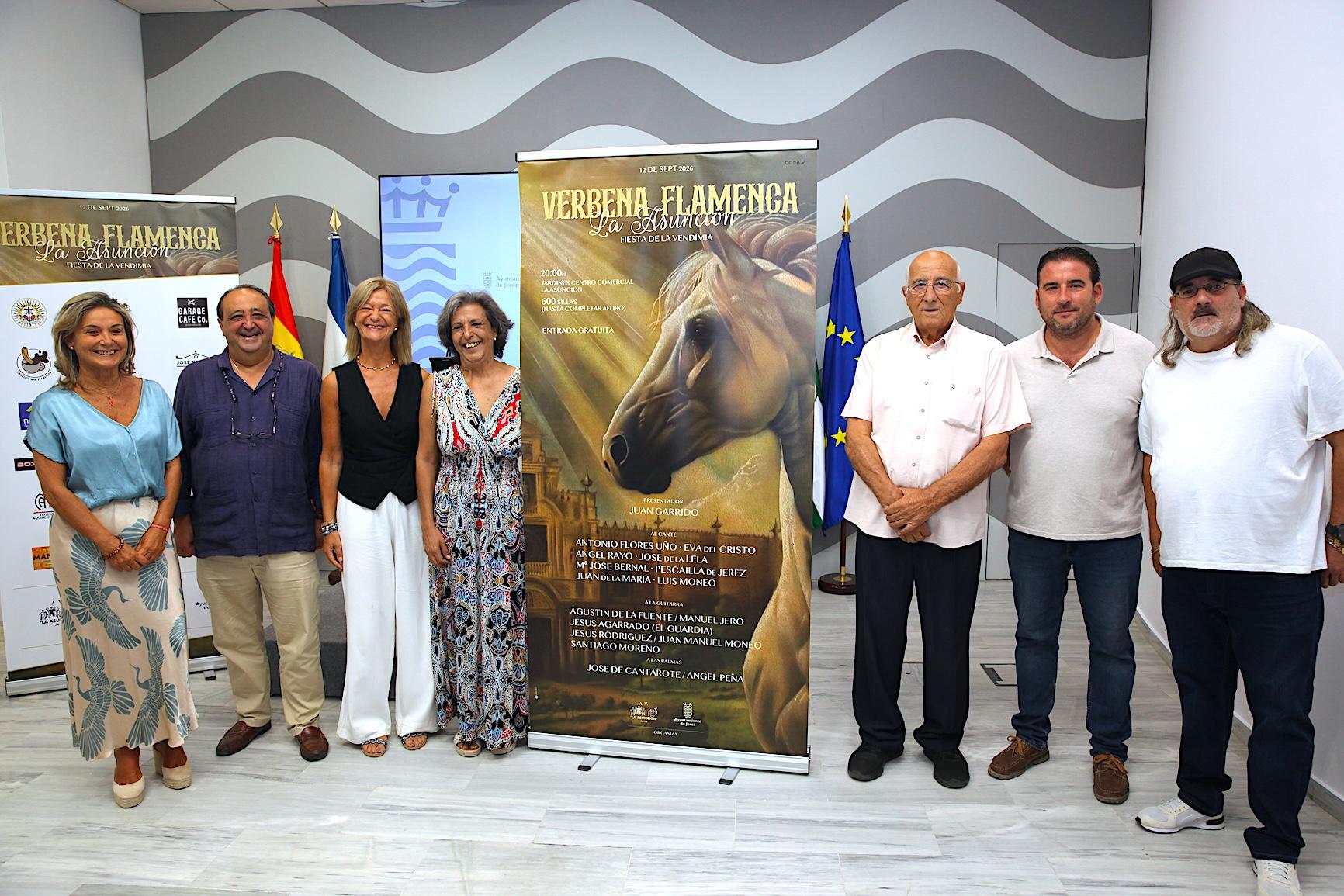 La Verbena Flamenca de la Asunción se celebra el 12 de septiembre dentro de las Fiestas de la Vendimia de Jerez