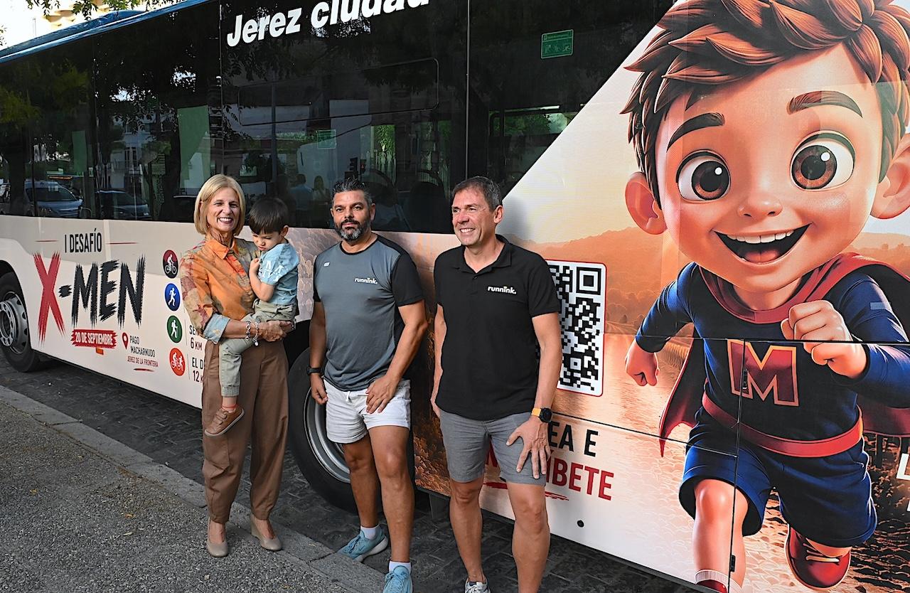 Unos 600 ciclistas y corredores participarán en el I Desafío X-Men en Jerez a favor del pequeño Martín
