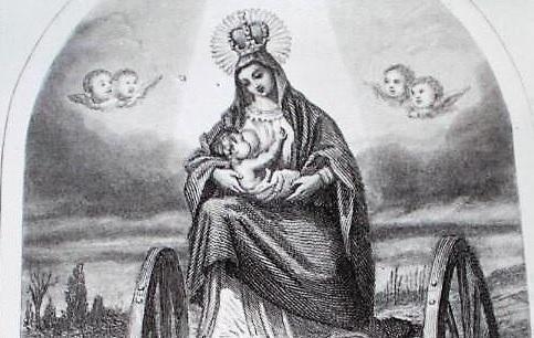 Un gran estreno: restauración del manto de la Virgen de Consolación